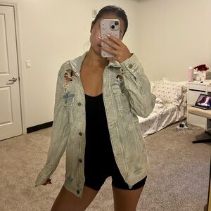 Hollister Distressed Denim Jacket